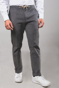 Visconti - Slate Grey Heavyweight Cotton – pantalone uomo AUTIÈ