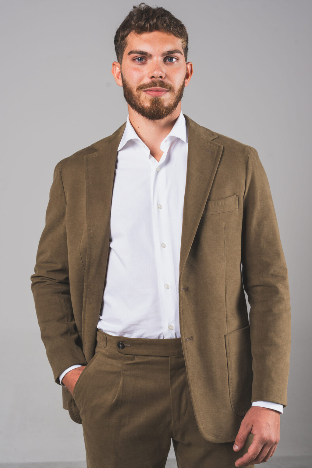 Sforza - Cotton Olive Green