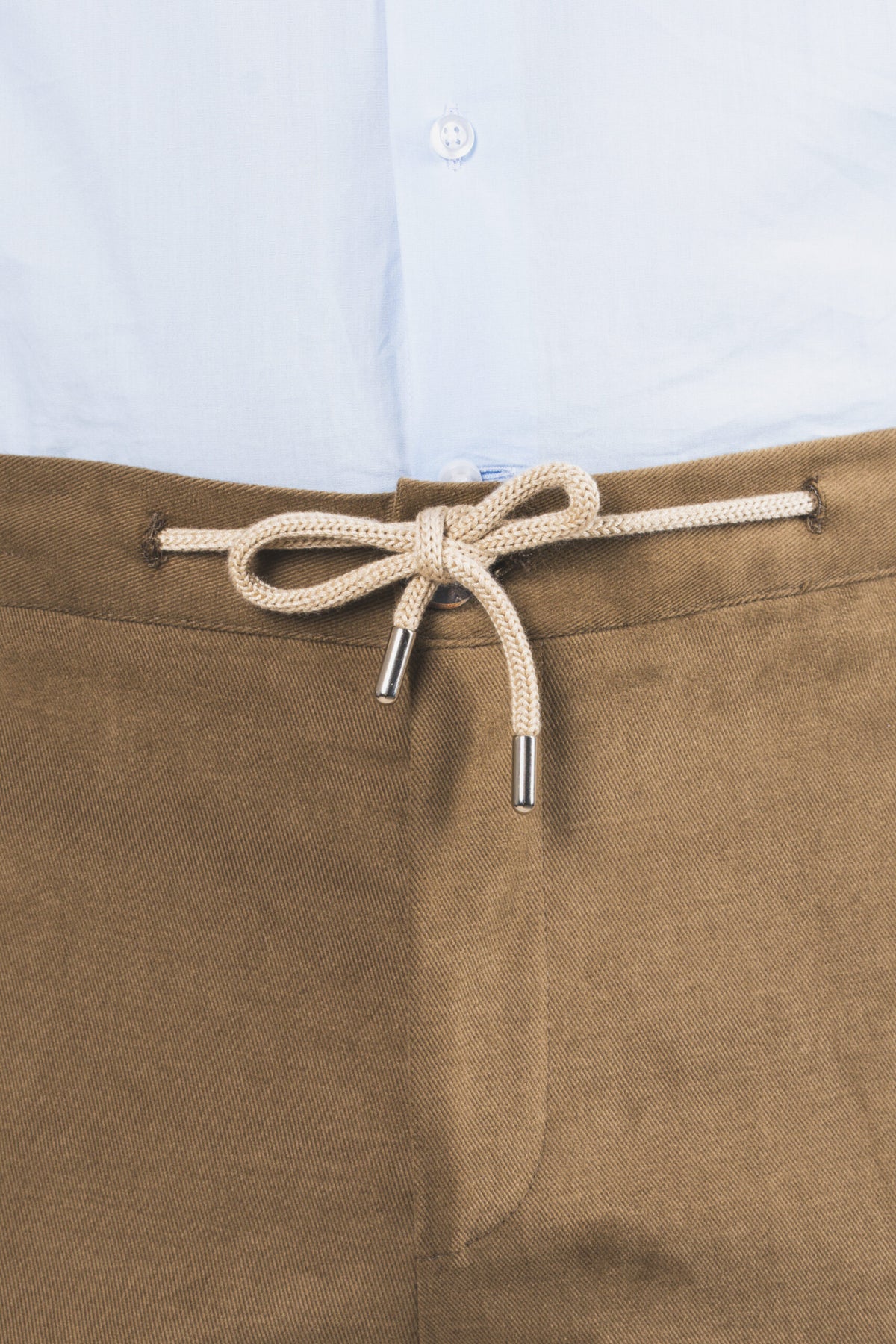 Visconti - Olive Green Heavyweight Cotton – pantalone uomo AUTIÈ