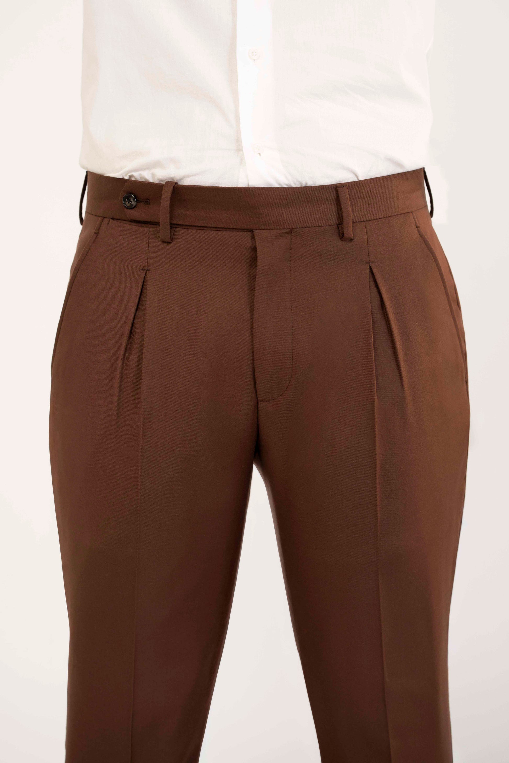 Aragona - Chestnut Brown Pure Wool