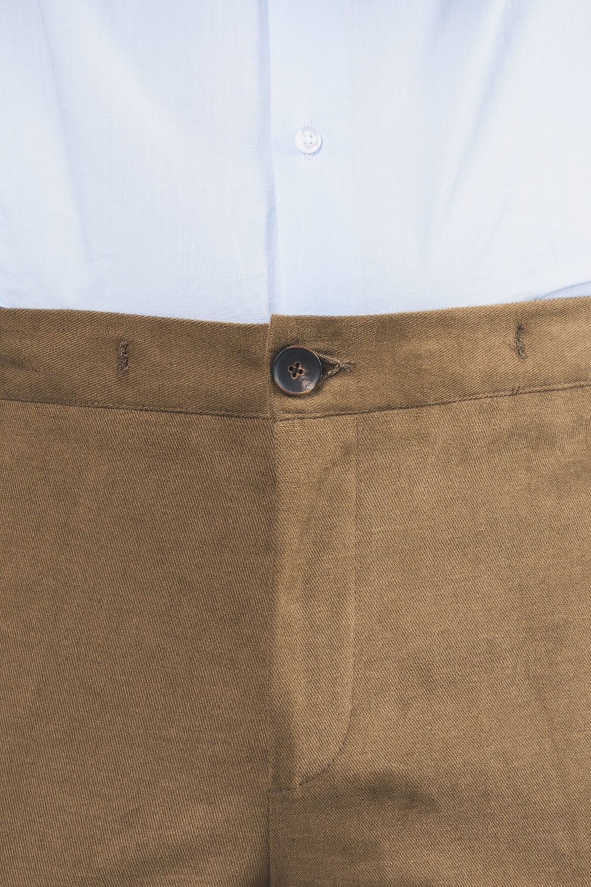 Visconti - Olive Green Heavyweight Cotton – pantalone uomo AUTIÈ