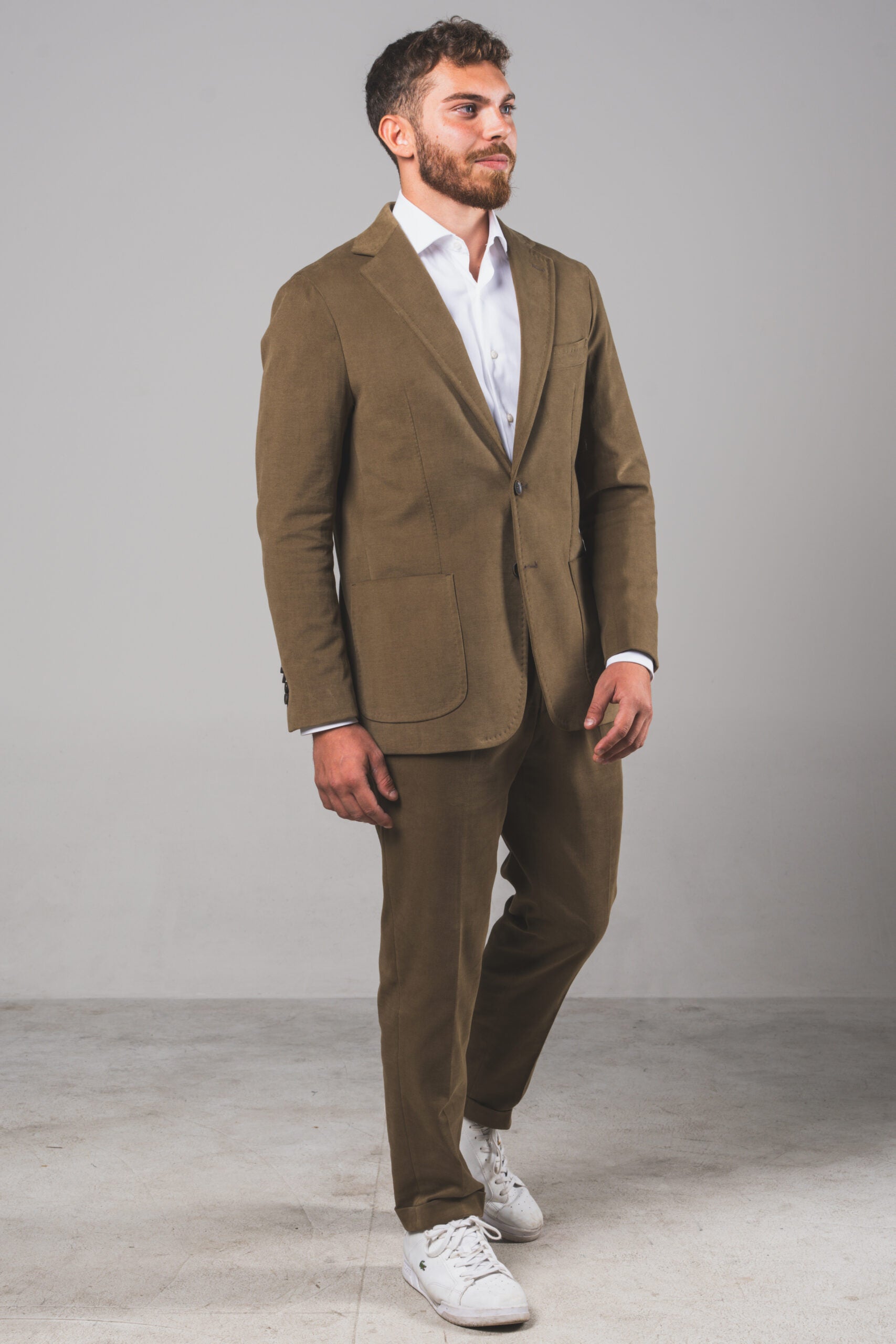 Sforza - Cotton Olive Green