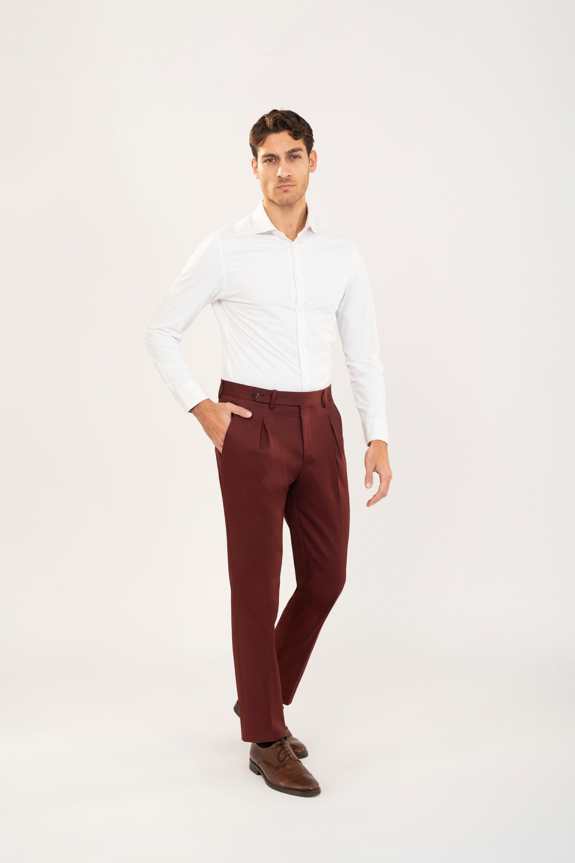 Aragona - Burgundy Cotton