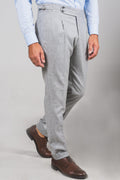 Medici - Light Grey Flannel – pantalone uomo AUTIÈ