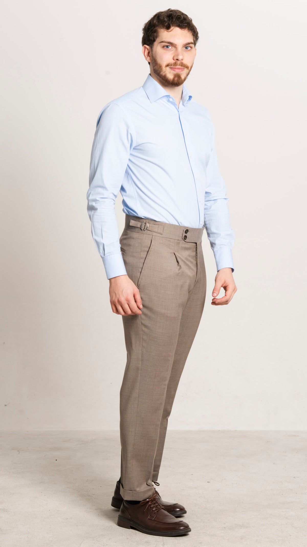 Medici - Nut Brown Pure Wool – pantalone uomo AUTIÈ