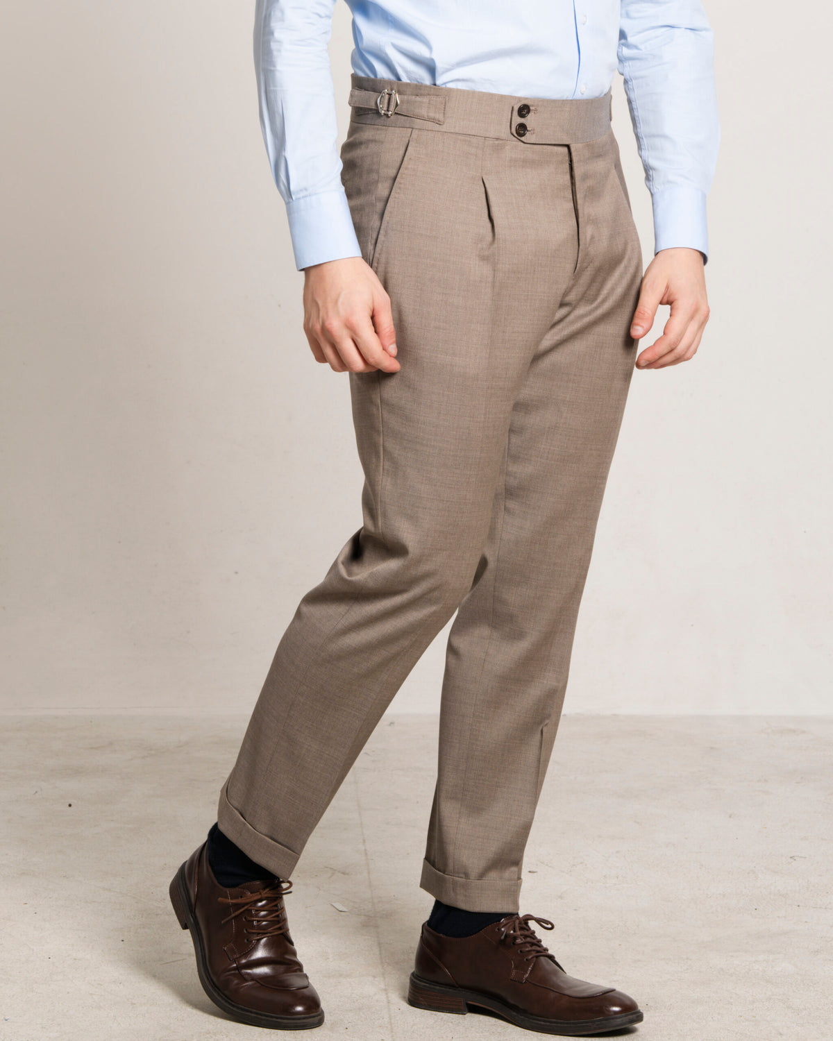 Medici - Nut Brown Pure Wool – pantalone uomo AUTIÈ