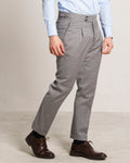Medici - Pearl Grey Pure Wool – pantalone uomo AUTIÈ