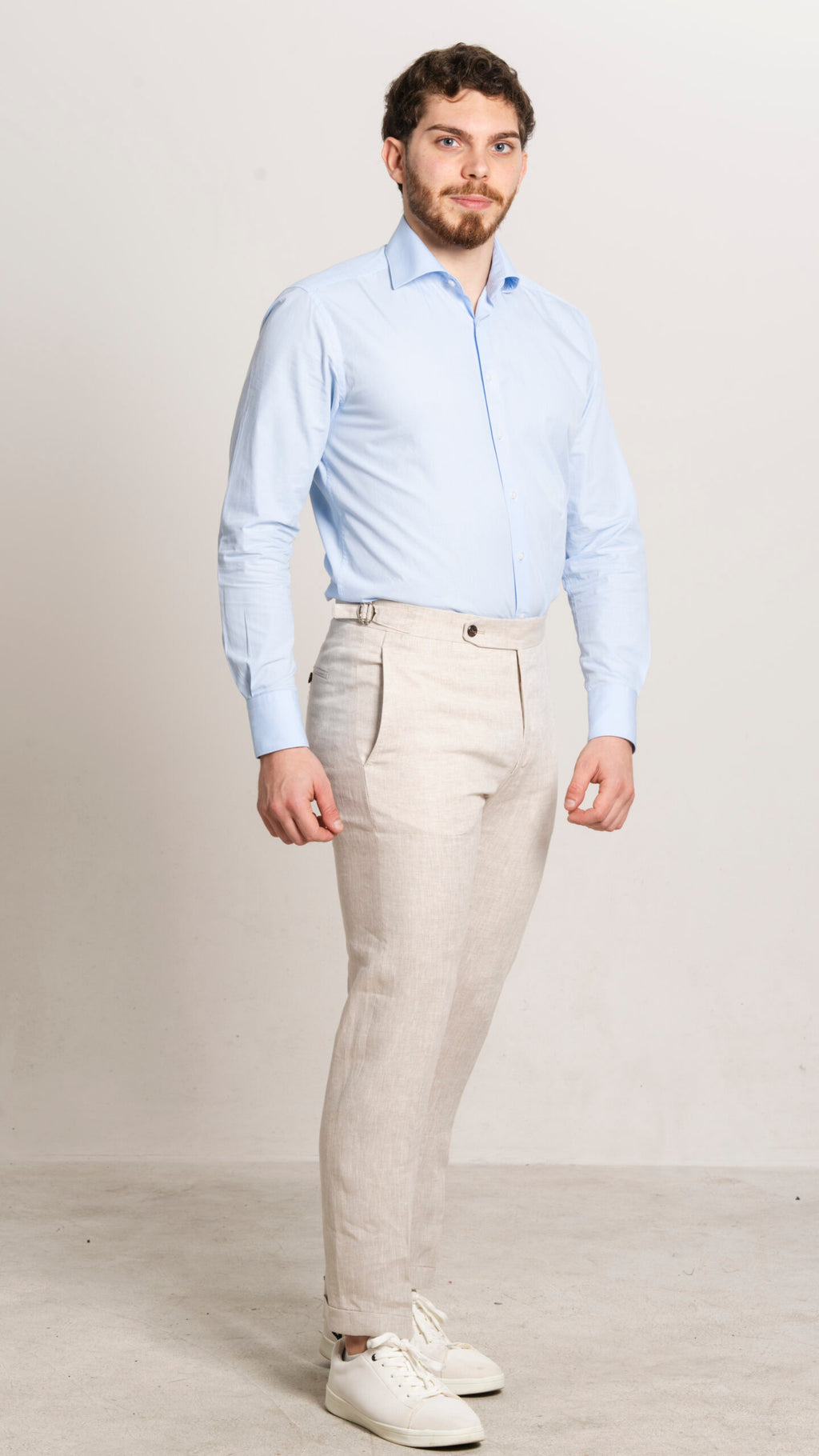 Angiò - Lino Beige Corda