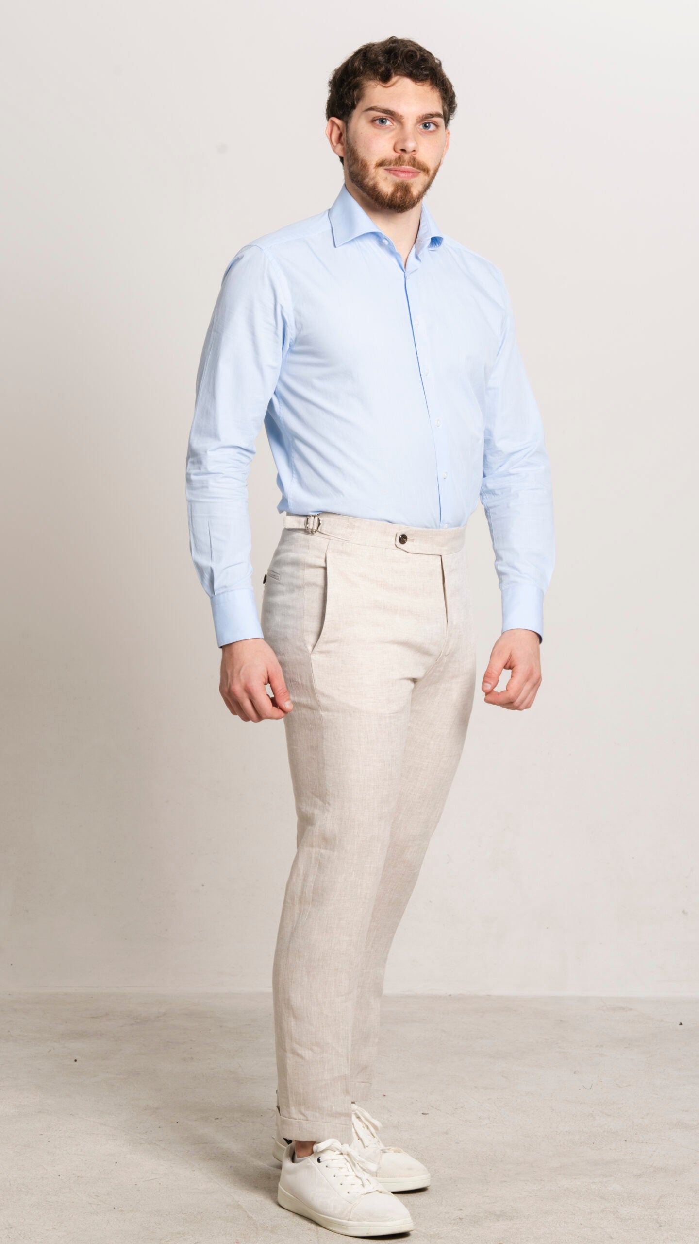 Angiò - Lino Beige Corda
