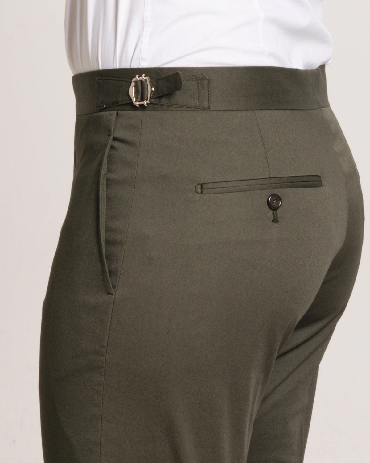Angiò - Heritage Green Lightweight Cotton – pantalone uomo AUTIÈ
