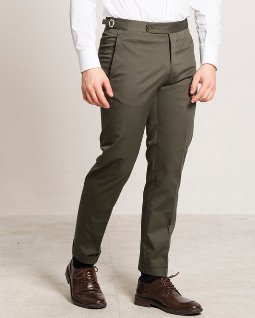 Angiò - Heritage Green Lightweight Cotton