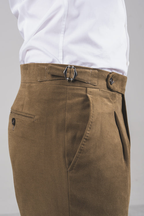 Angiò - Olive Green Heavyweight Cotton