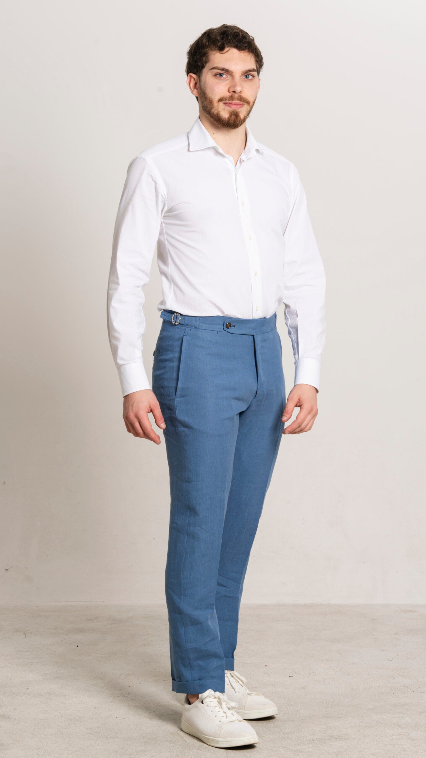 Angiò - Lino Sky Blue