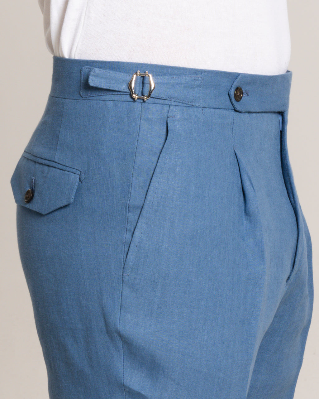 Bermuda - Lino Sky Blue