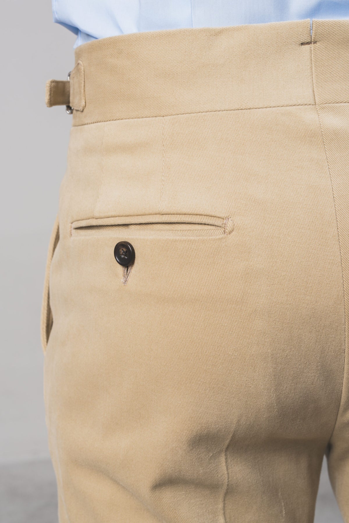 Medici - Ivory Beige Heavyweight Cotton – pantalone uomo AUTIÈ