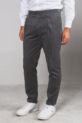 Angiò - Slate Grey Heavyweight Cotton – pantalone uomo AUTIÈ