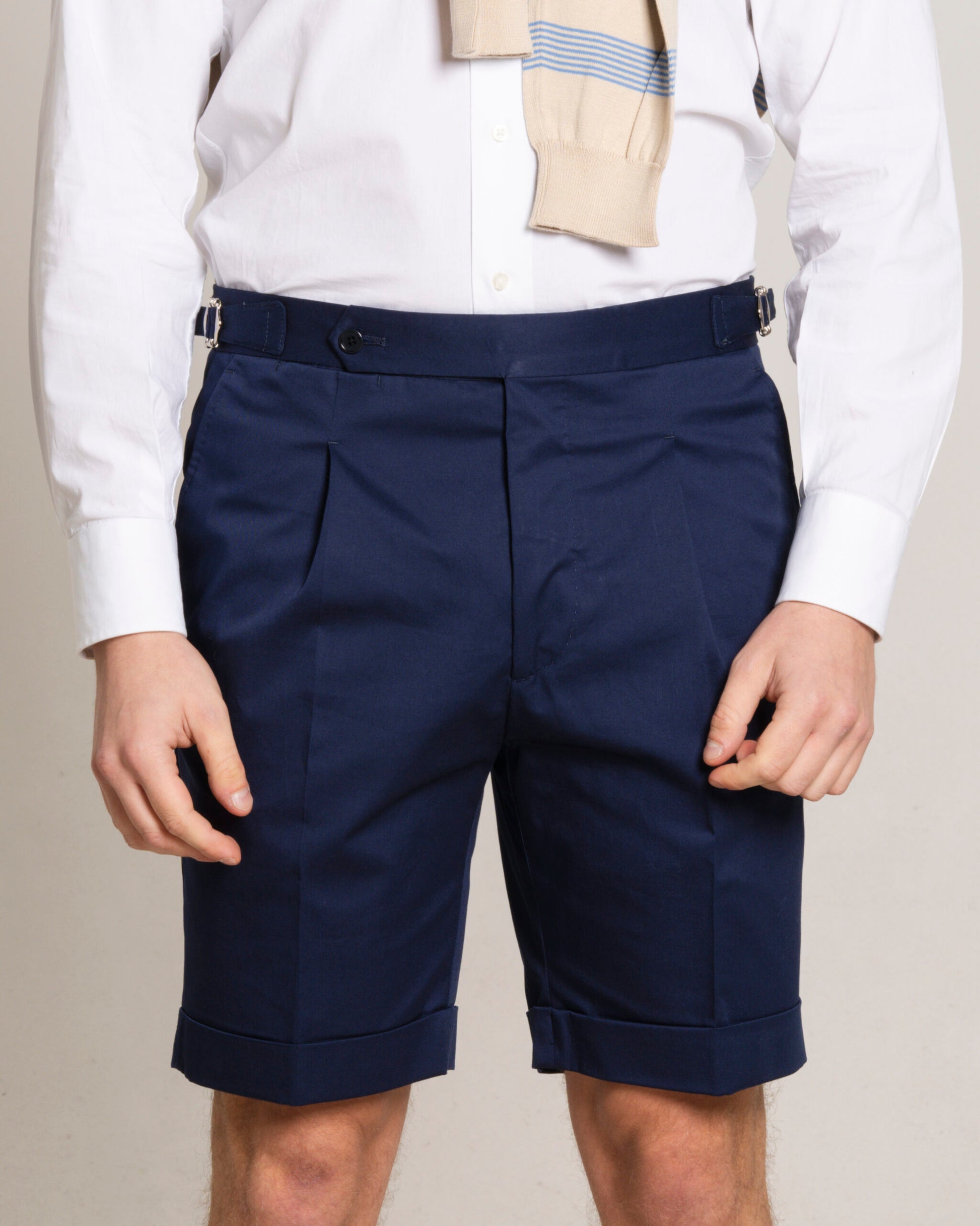 Bermuda - Cotton Navy Blue