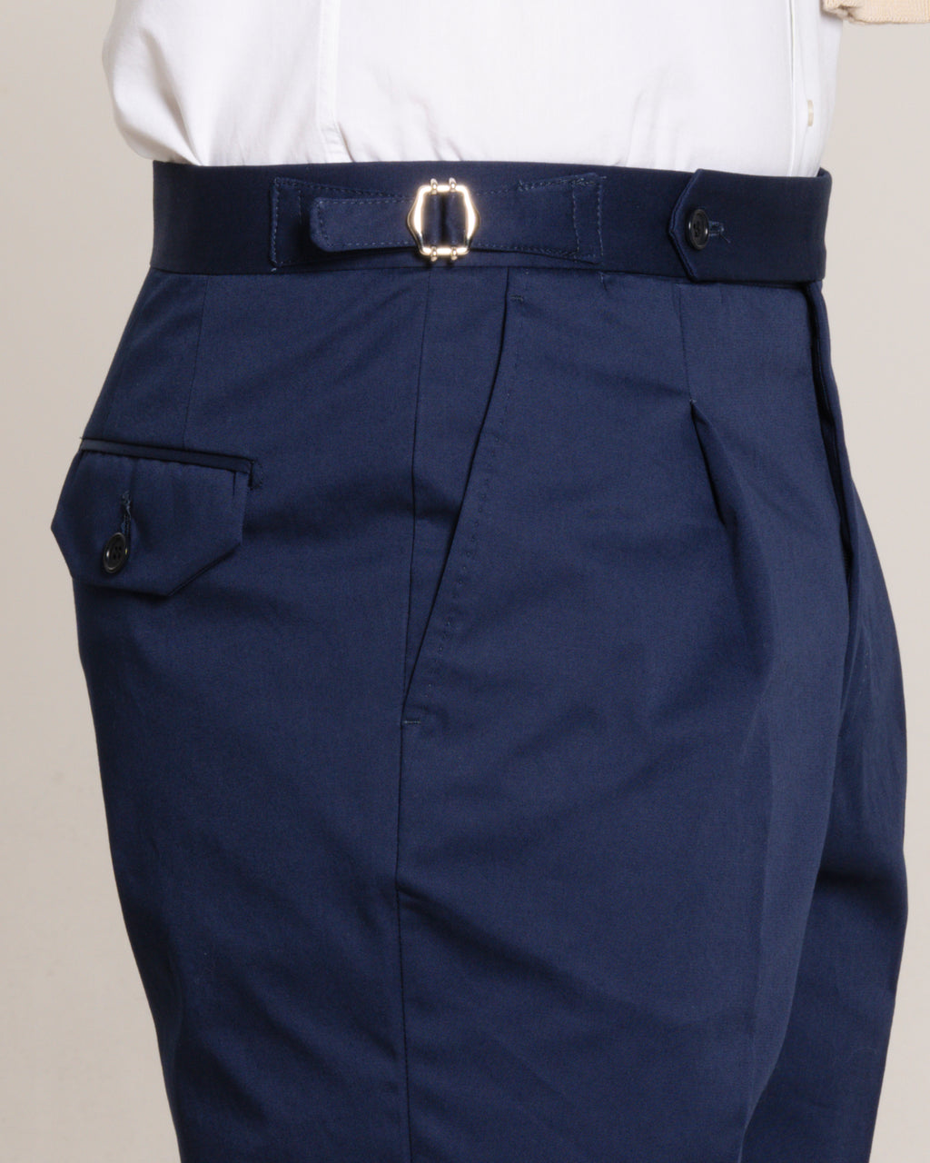 Bermuda - Cotton Navy Blue