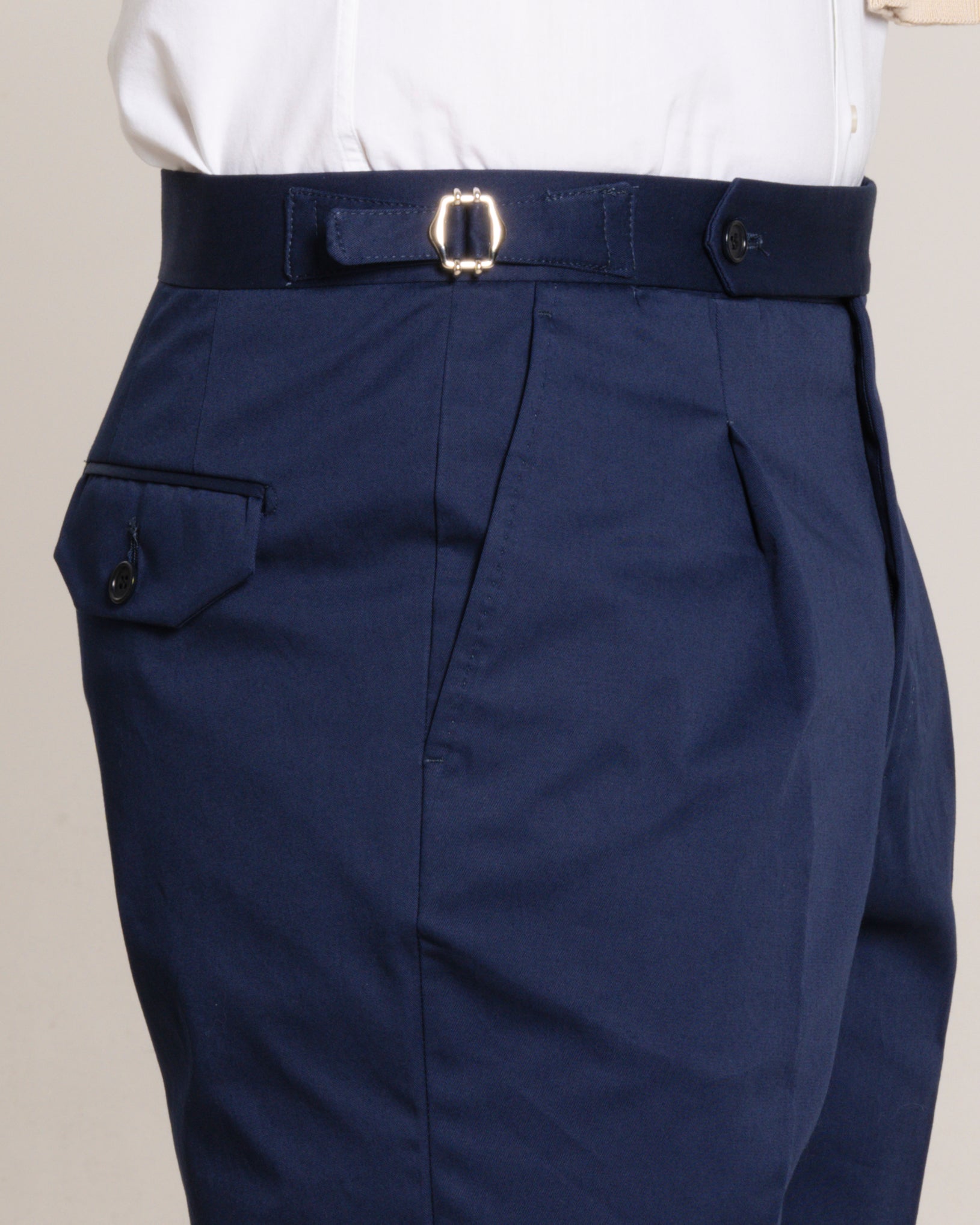 Bermuda - Cotton Navy Blue