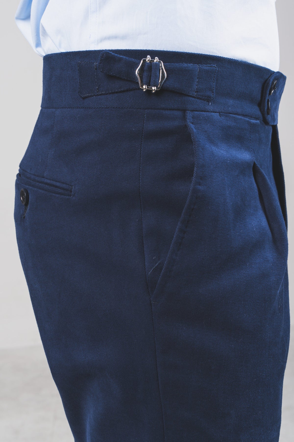 Medici - Midnight Blue Heavyweight Cotton – pantalone uomo AUTIÈ