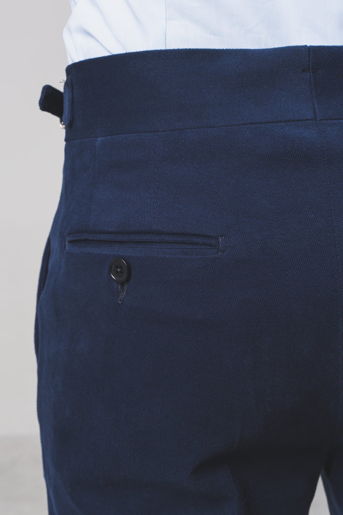 Medici - Midnight Blue Heavyweight Cotton – pantalone uomo AUTIÈ