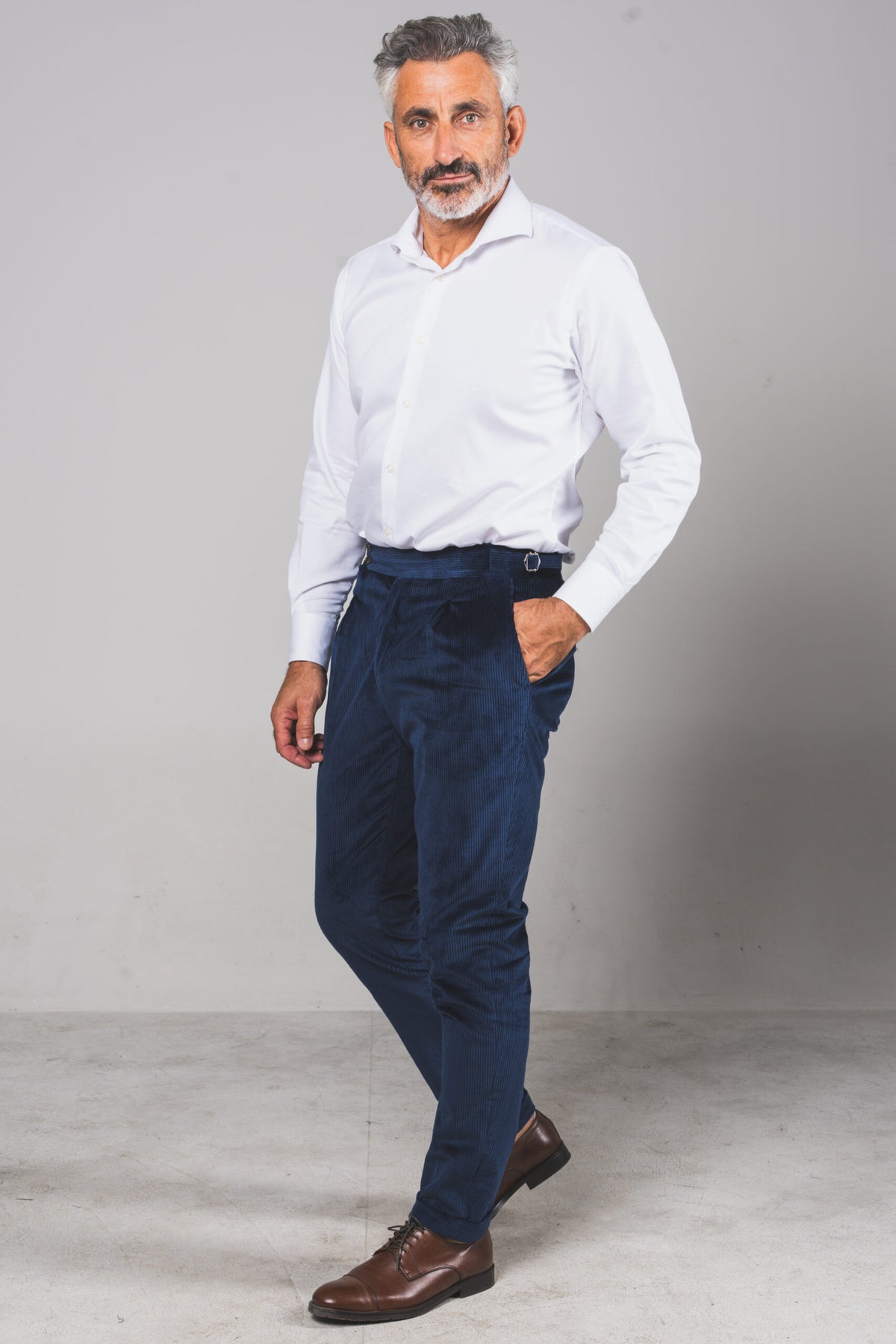 Medici - Blue Velvet – pantalone uomo AUTIÈ