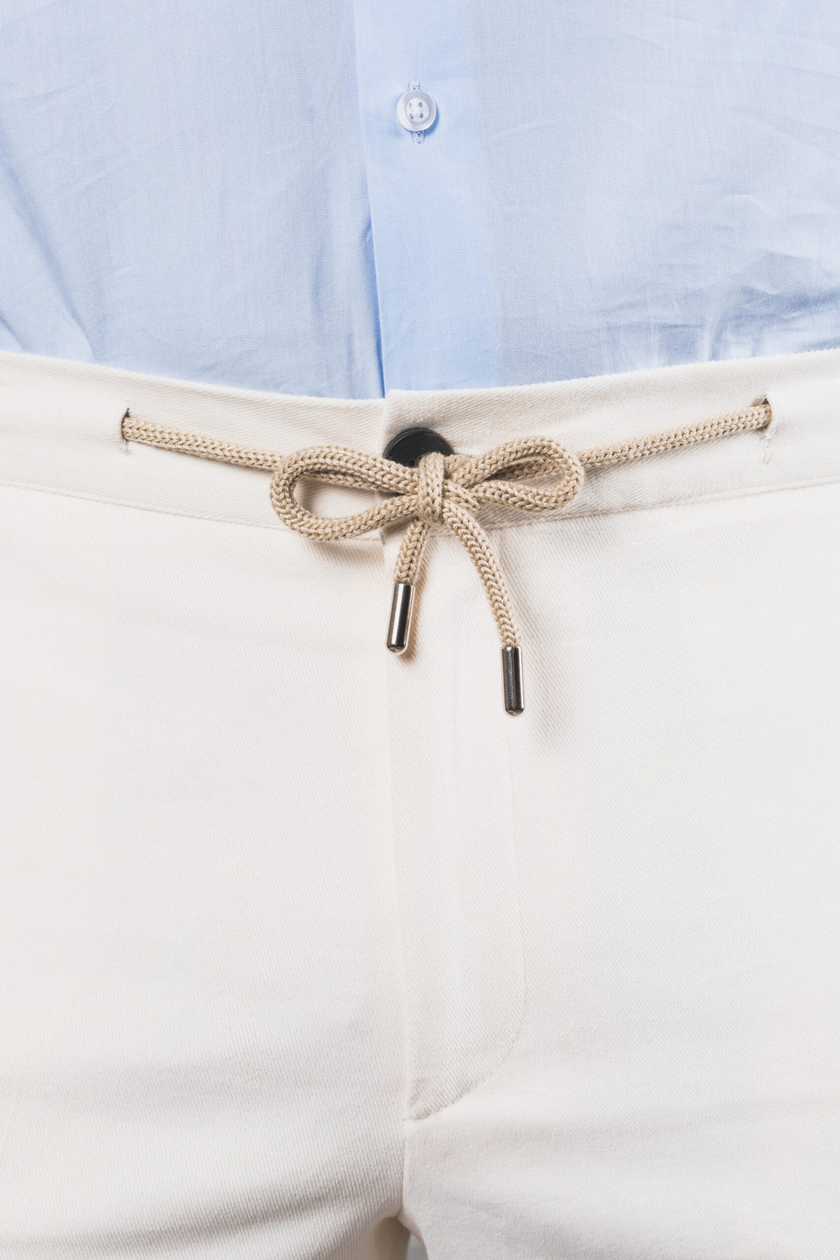 Visconti - Soft White Heavyweight Cotton – pantalone uomo AUTIÈ