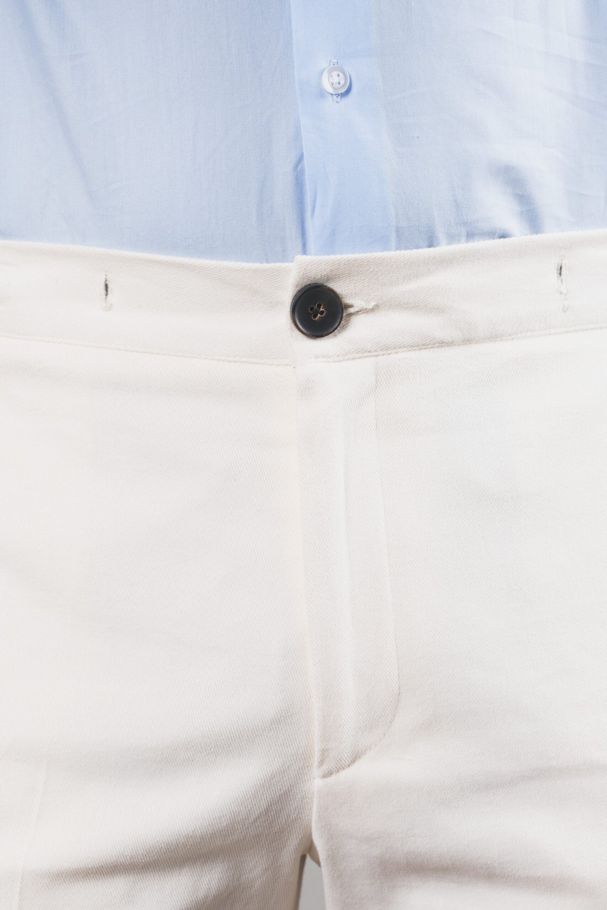 Visconti - Soft White Heavyweight Cotton – pantalone uomo AUTIÈ
