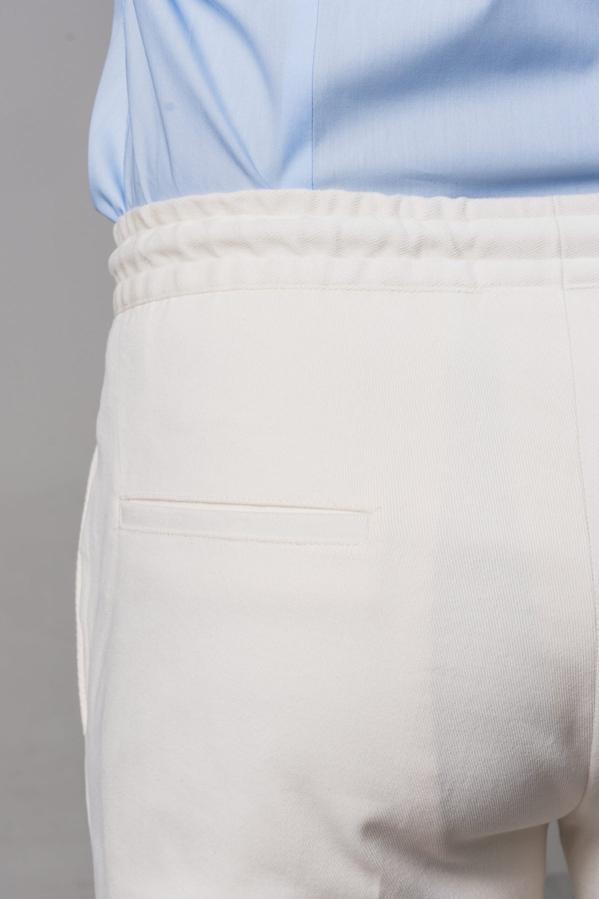 Visconti - Soft White Heavyweight Cotton – pantalone uomo AUTIÈ