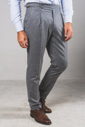 Medici - Smoky Grey Flannel – pantalone uomo AUTIÈ