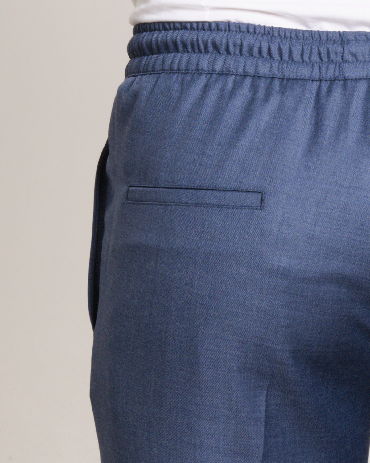 Visconti - Denim Blue Pure Wool – pantalone uomo AUTIÈ