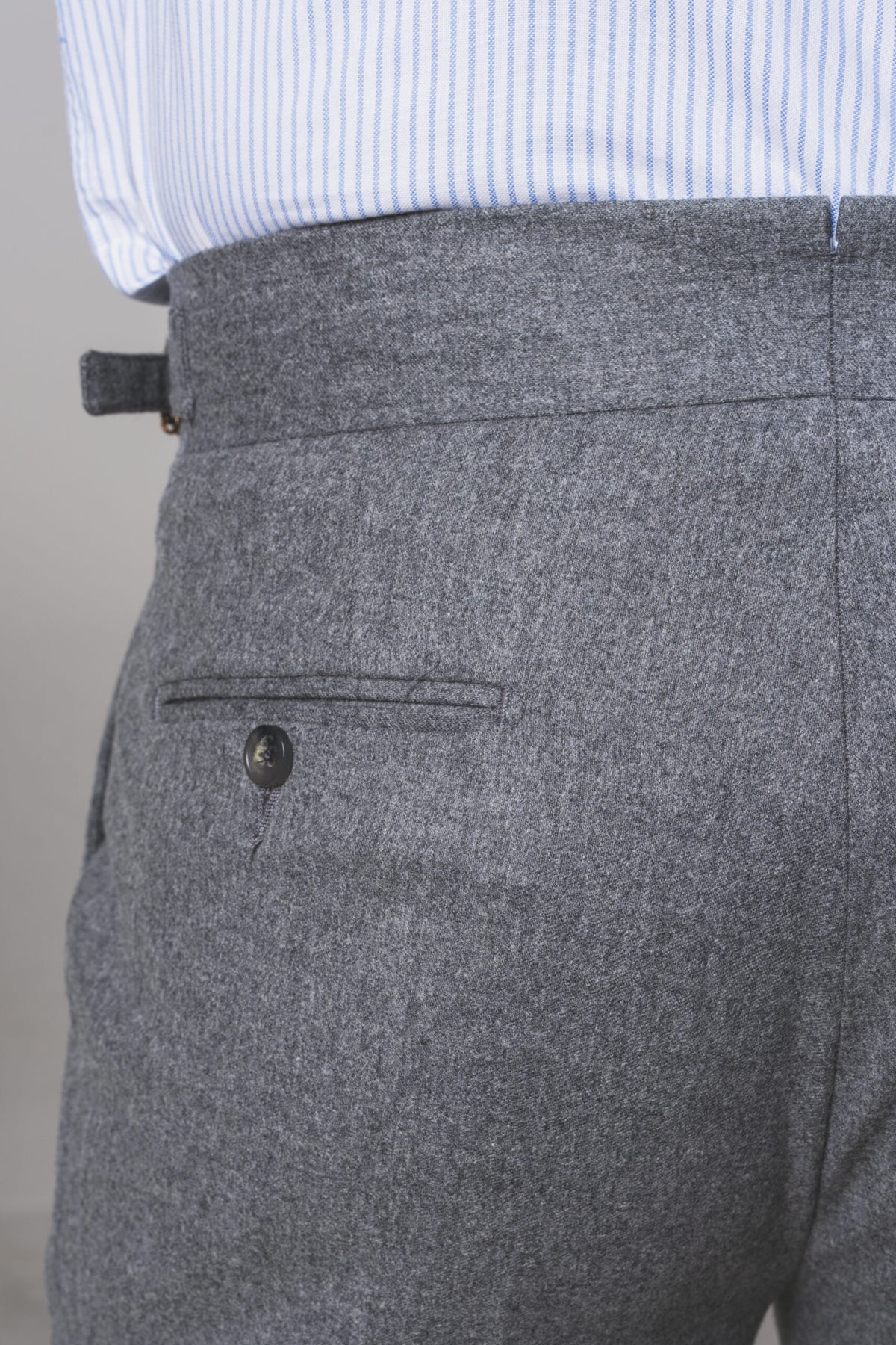 Medici - Smoky Grey Flannel – pantalone uomo AUTIÈ
