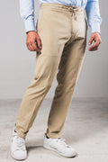 Visconti - Ivory Beige Heavyweight Cotton – pantalone uomo AUTIÈ