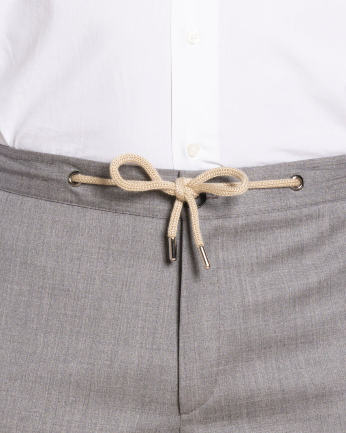 Visconti - Pearl Grey Pure Wool – pantalone uomo AUTIÈ