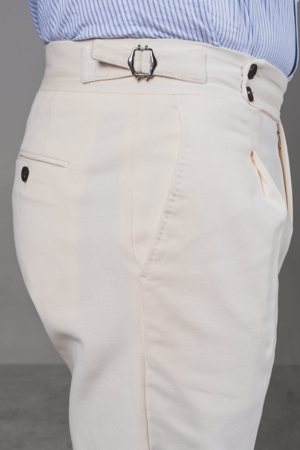 Medici - Soft White Heavyweight Cotton – pantalone uomo AUTIÈ