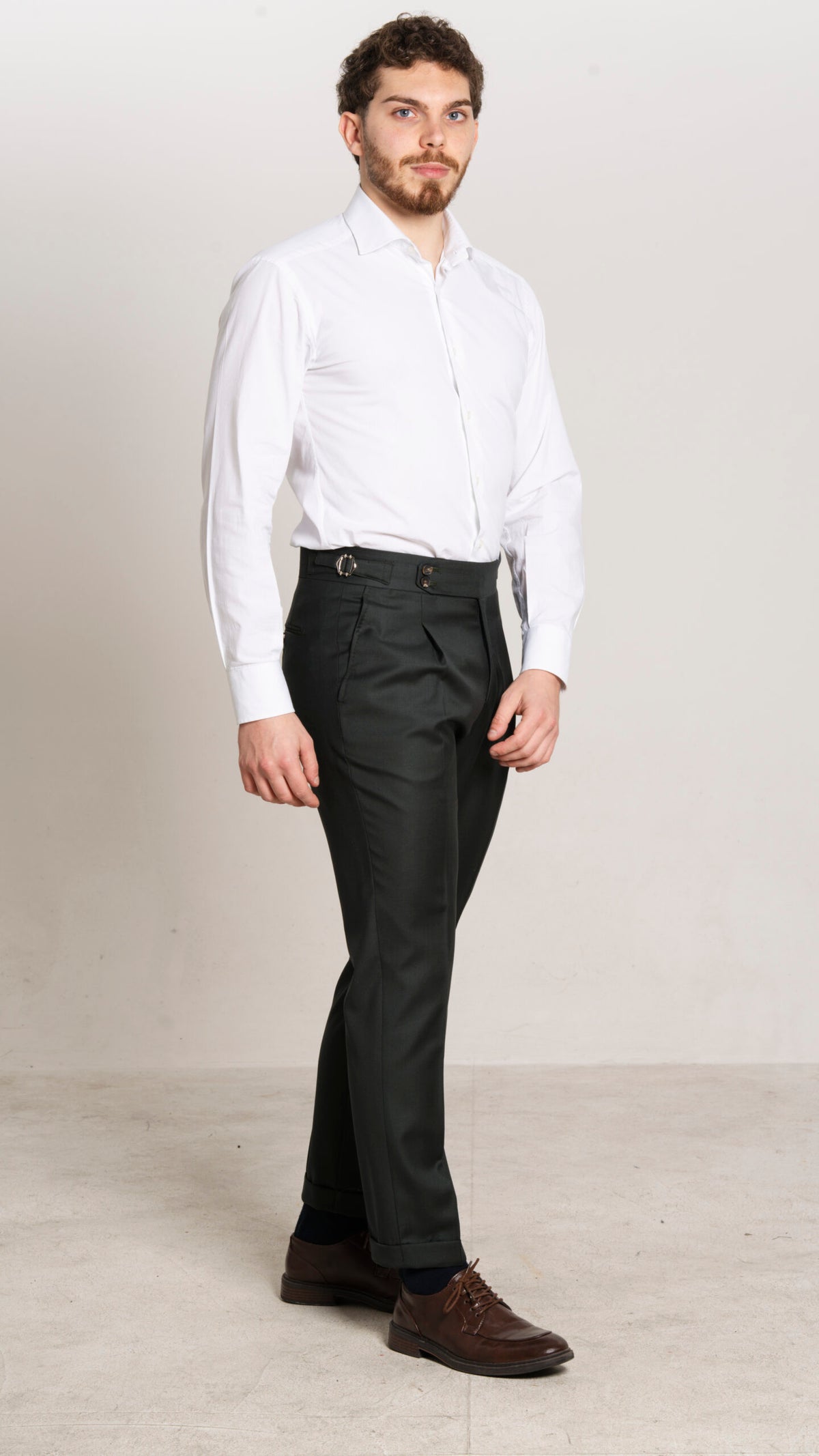 Medici - Royal Green Pure Wool – pantalone uomo AUTIÈ