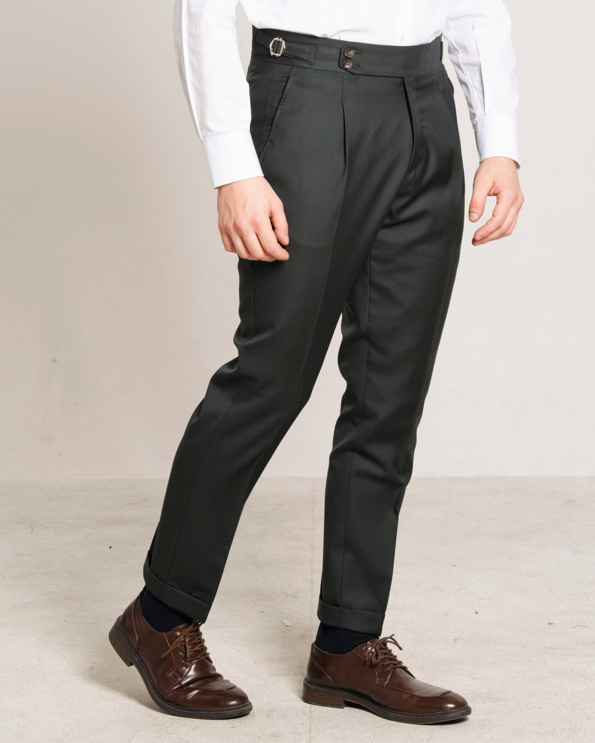 Medici - Royal Green Pure Wool – pantalone uomo AUTIÈ