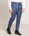 Medici - Denim Blue Pure Wool – pantalone uomo AUTIÈ