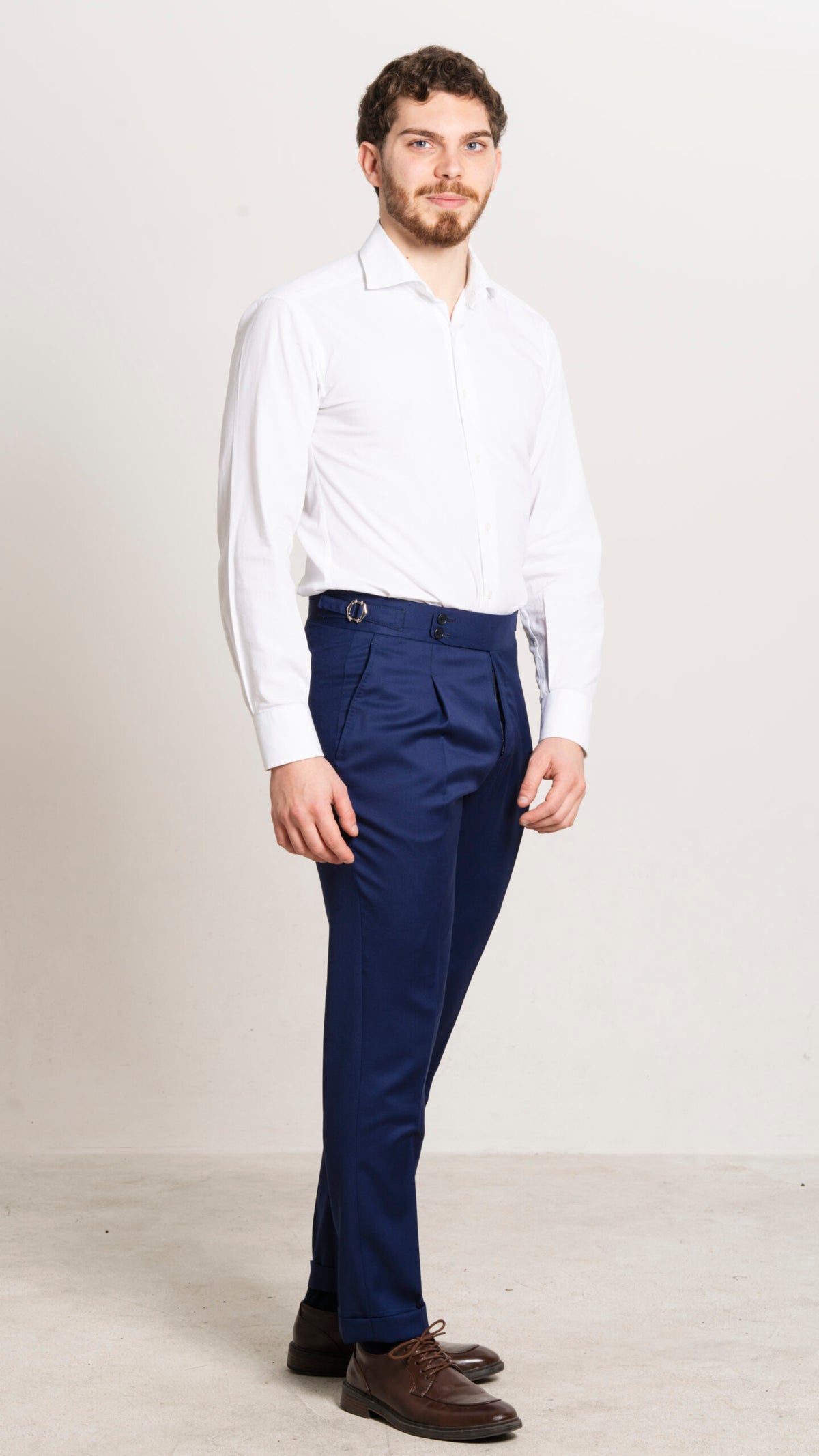 Medici - Sapphire Blue Pure Wool – pantalone uomo AUTIÈ